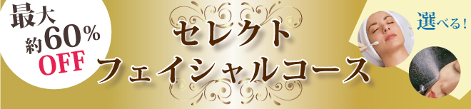 セレクトフェイシャルコース